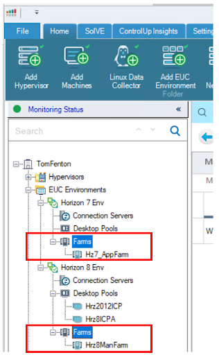Using ControlUp with Streaming Applications