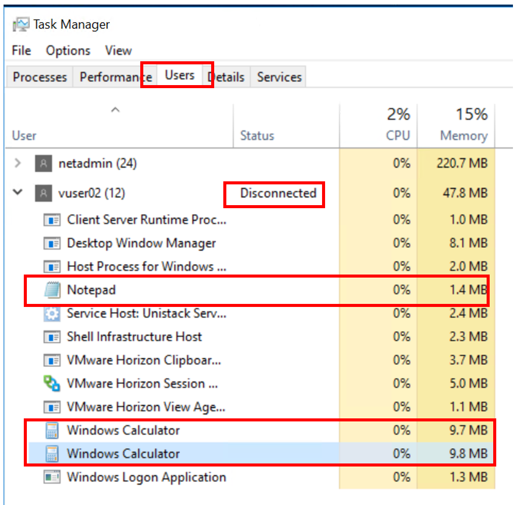 application’s state