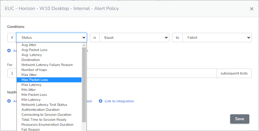 Monitor your SaaS and web application health by sending simulated user requests to the underlying services